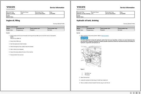 Volvo MC85C Service/Operator Manual 